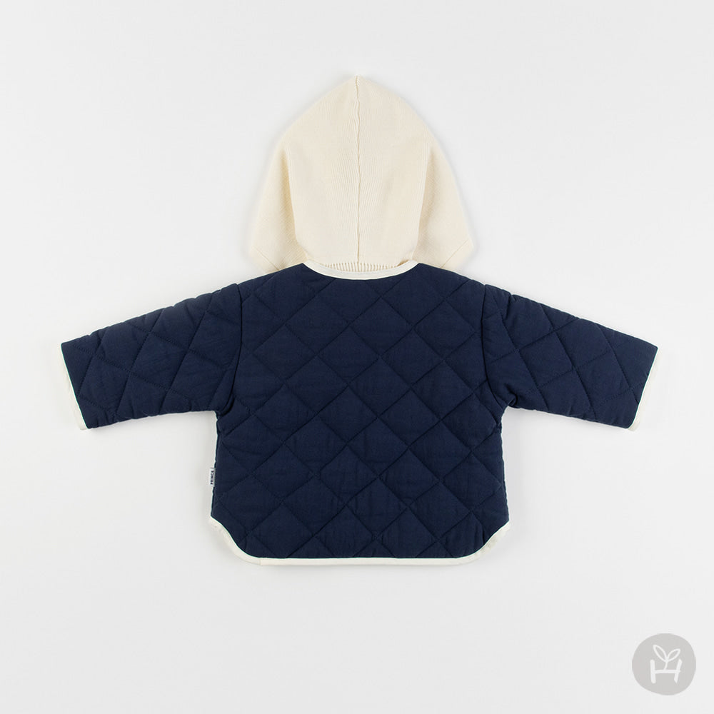 Merian quilting hoodie baby jacket