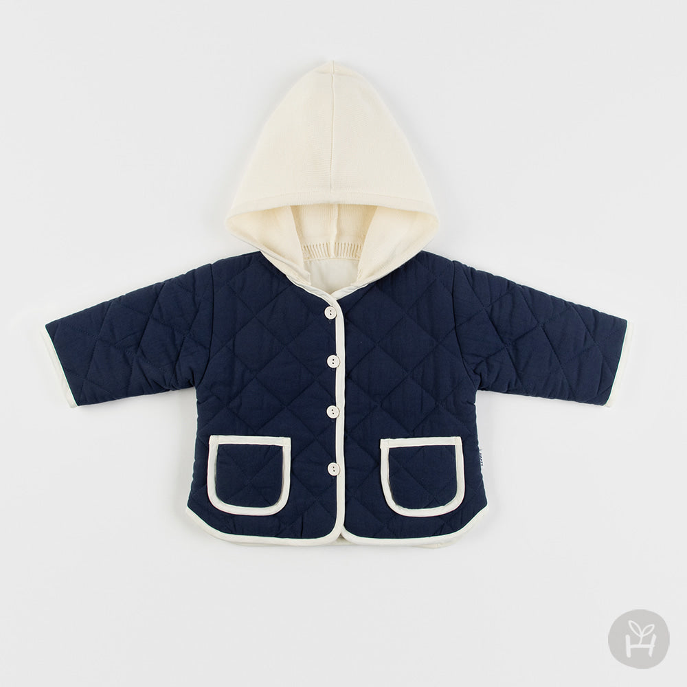 Merian quilting hoodie baby jacket