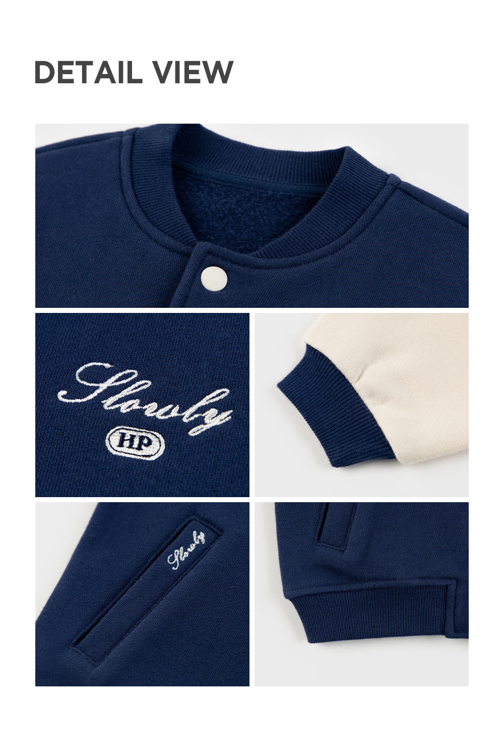 Leo Fleece Baby Varsity Jumper